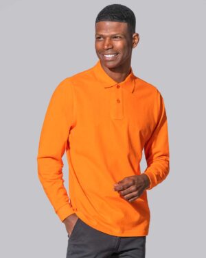 Polo manga larga hombre