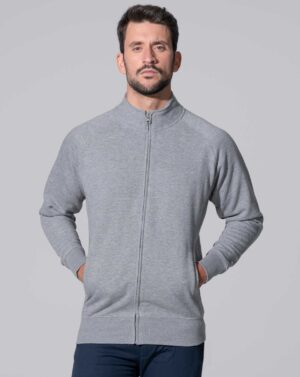 Sudadera cuello alto cremallera